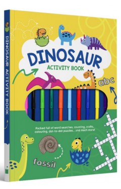 Activity Books with Pens Dinasaur
